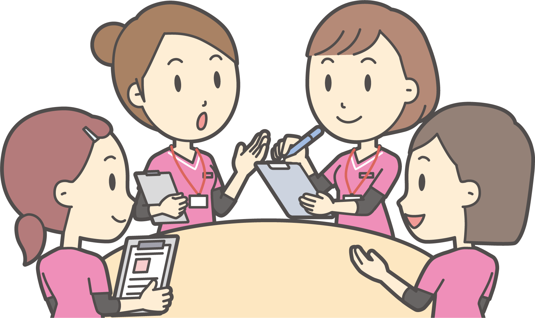 1日の流れ朝の写真