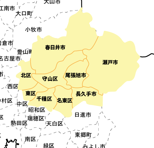 守山訪問エリア